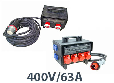 Coffret 400V / 63A