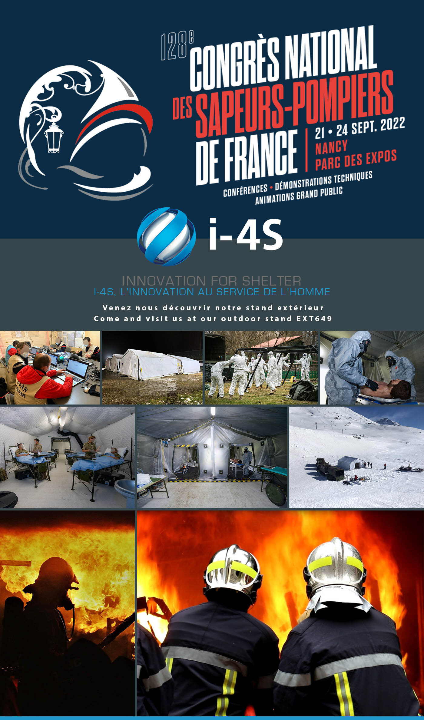 128ÈME CONGRÈS DES POMPIERS 2022 I-4S STAND